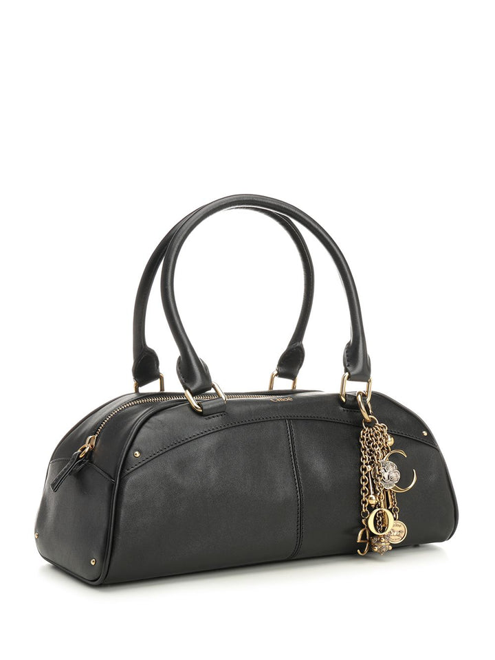 Chloe' S955 - Chloé Bowling Shoulder Bags - Black | 96daa326a042b5cc7e2f105d9b814125dd6bb762