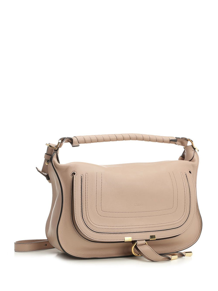 Chloe' Marcie Shoulder Bag Handbags - Beige | 9b7fd202a2a8845496b5875491d51b1914c16073