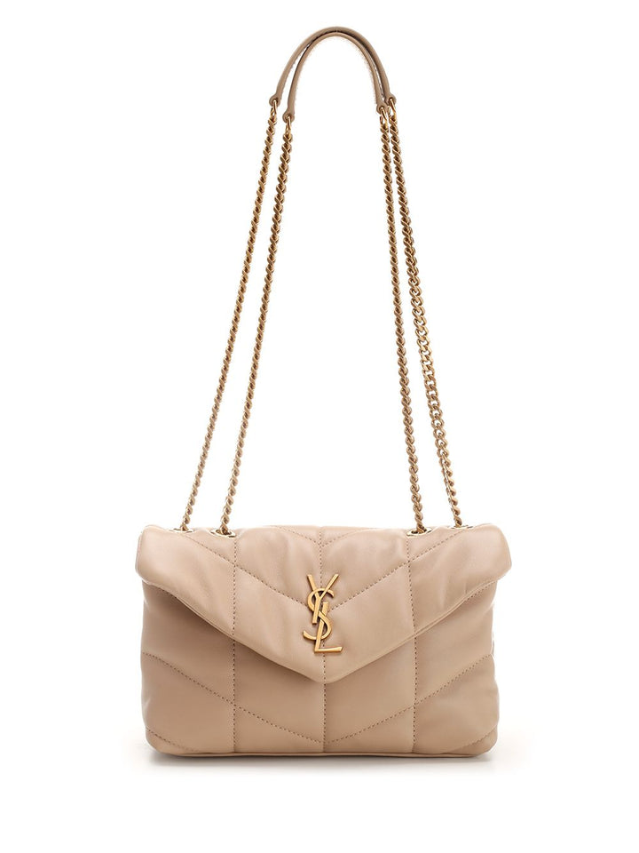 Saint Laurent Loulou Puffer Small leather goods - Beige | 0df12c39b0640d3e772909f2498f22f0a7cdc693