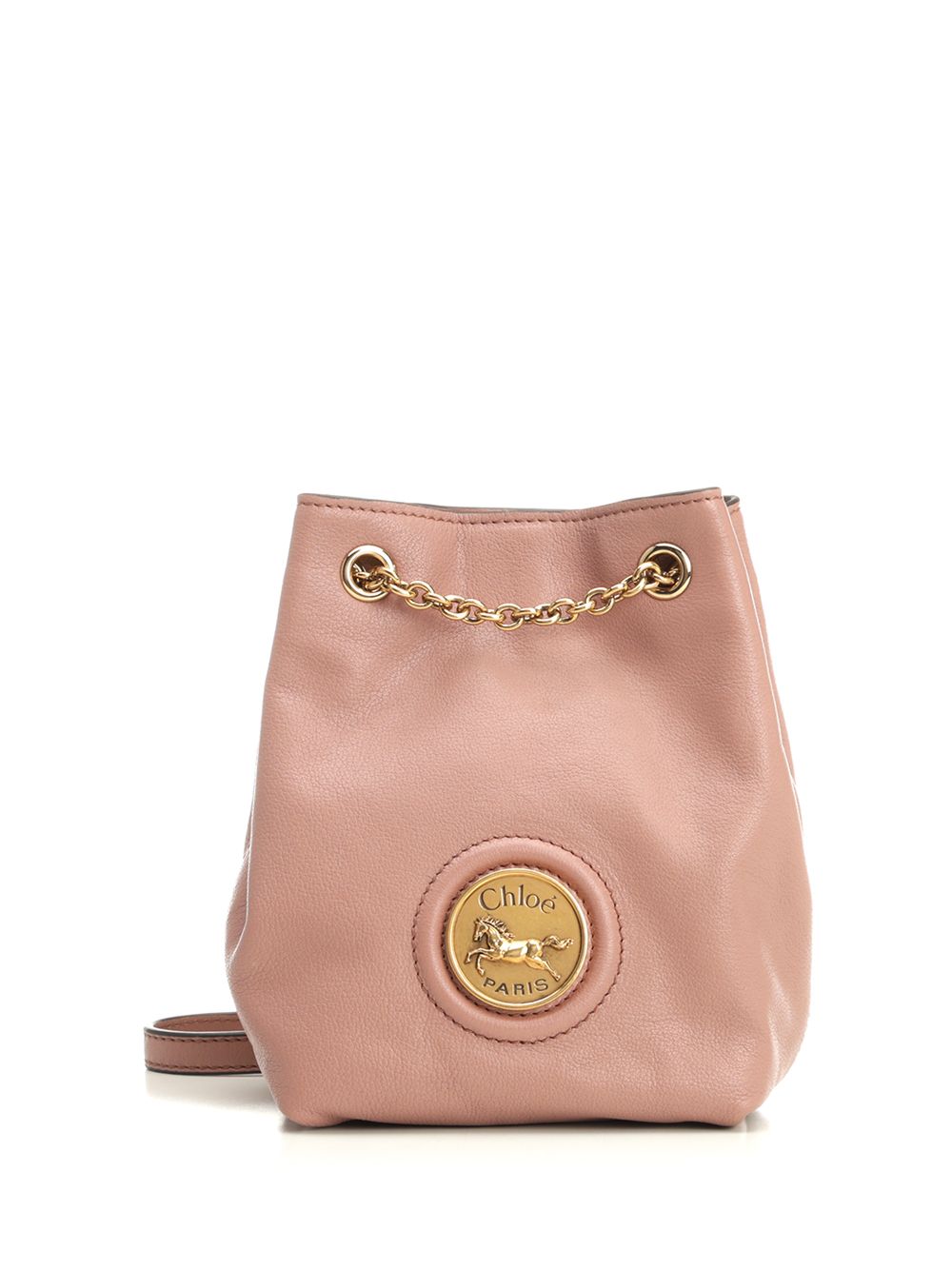 Chloe' P582 - Horse Medal Crossbody Bags - Rose | 374930273366debc5ac1fd6255617428e8e2b91e