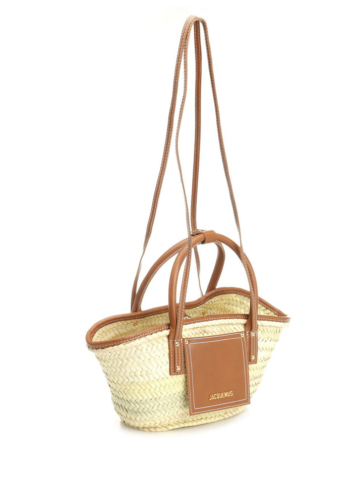 Jacquemus Small Basket Suns Handbags - Brown | ec95ca5c1ebd49aef3f720bc1a367925acbe3503
