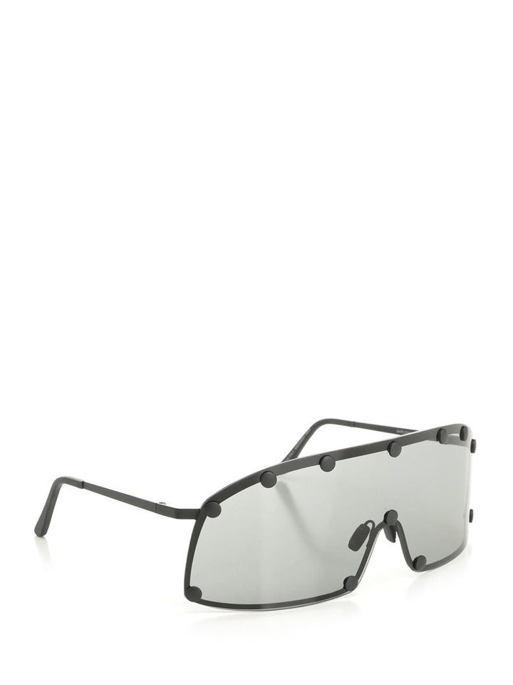 Rick Owens Performa Shielding Sun Glasses - Black | ec505be392699ae4ad74f9b40a4bd2d6613c0d4b