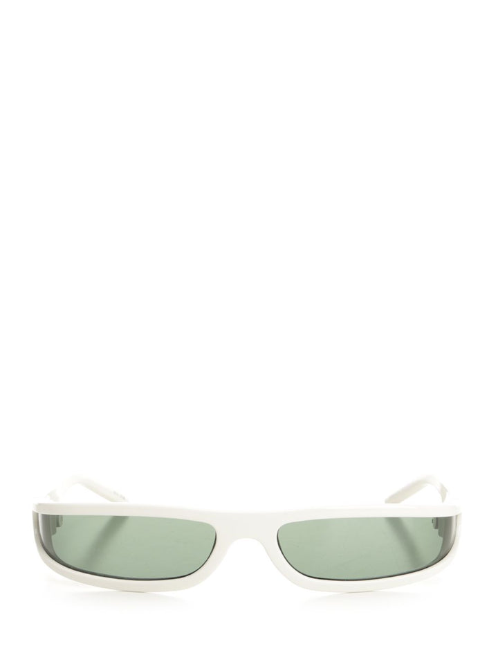 Rick Owens Fog Sun Glasses - White | f7496a3c2e6dba095383be2c79a02cf05d081ad1