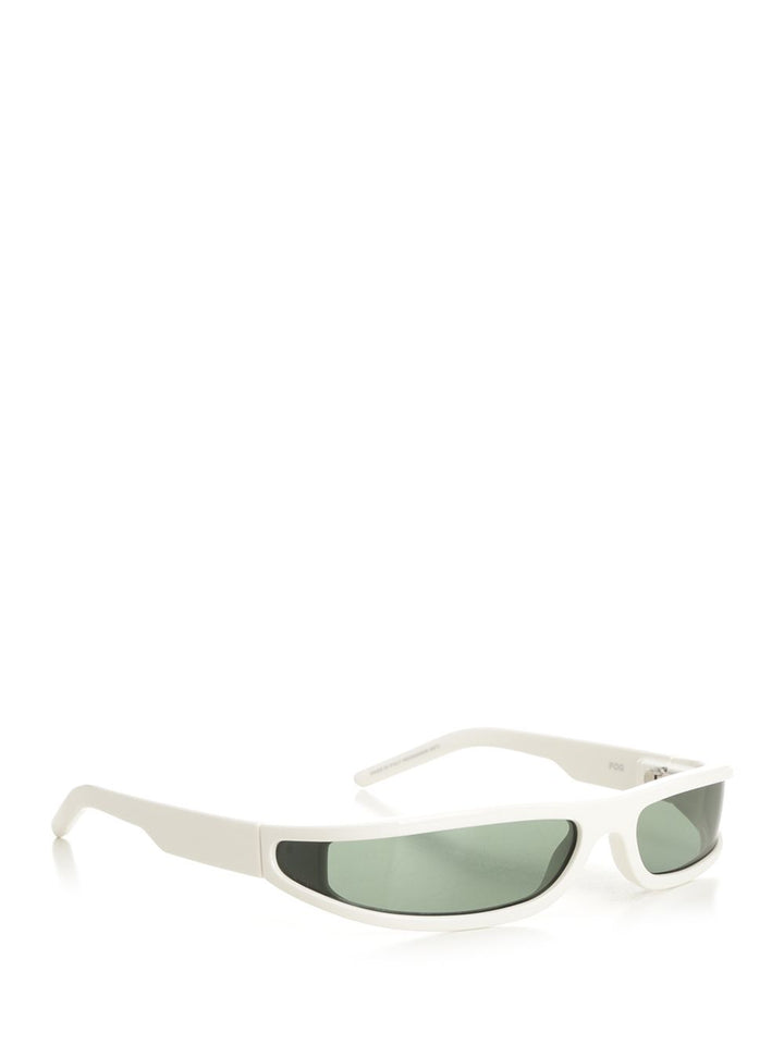 Rick Owens Fog Sun Glasses - White | 4a9b1a5c7ea1ca1cd564fb4648a7fed03450a2a5
