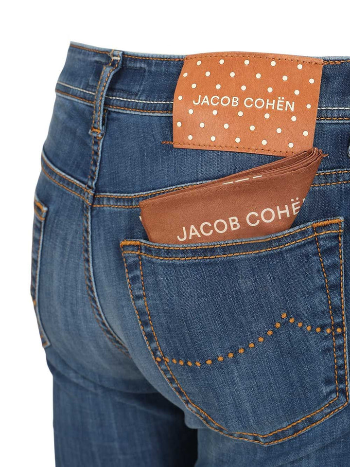 Jacob Cohen Pant 5 Pkt Slim Fit Bard R1 Salpa Nera 11oz Jeans - Light blue | 8caaf9b0d1e76d65b413ae257e3bd657330ab1a7