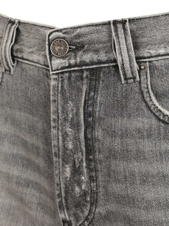 Diesel Denim Shorts Trousers - Grey | f14f83bbea946ddd9614dda305c3502210bb8212