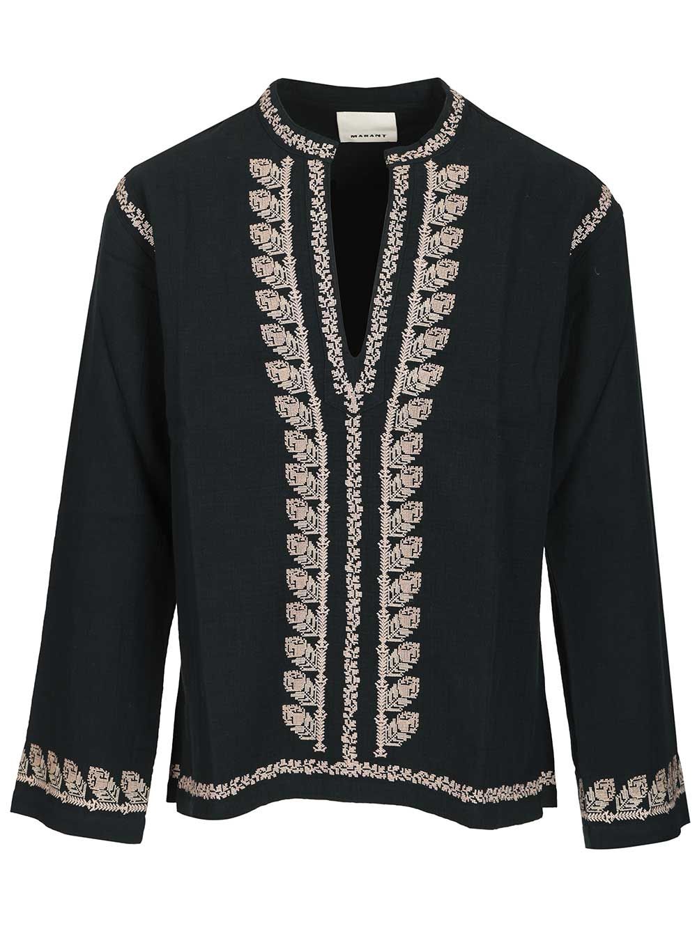 Marant Cizalie Top Shirts - Black | 94fc2b5fb94cdf08464a241f4f2bed3b70214509