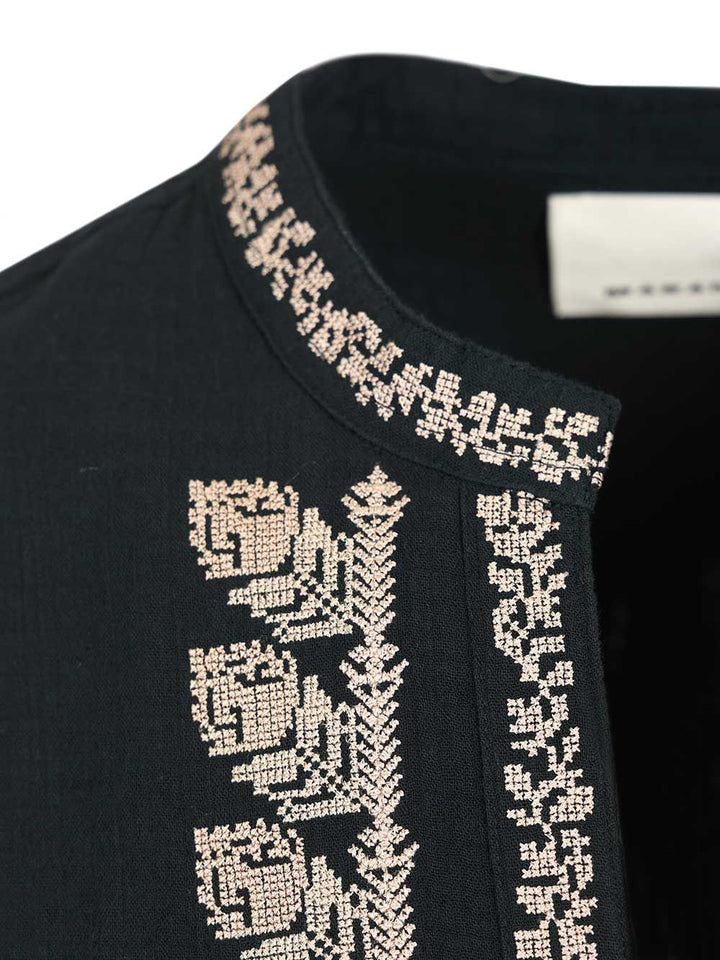 Marant Cizalie Top Shirts - Black | 7f4289fdcedea8203085934c9d2630e3cc12f412