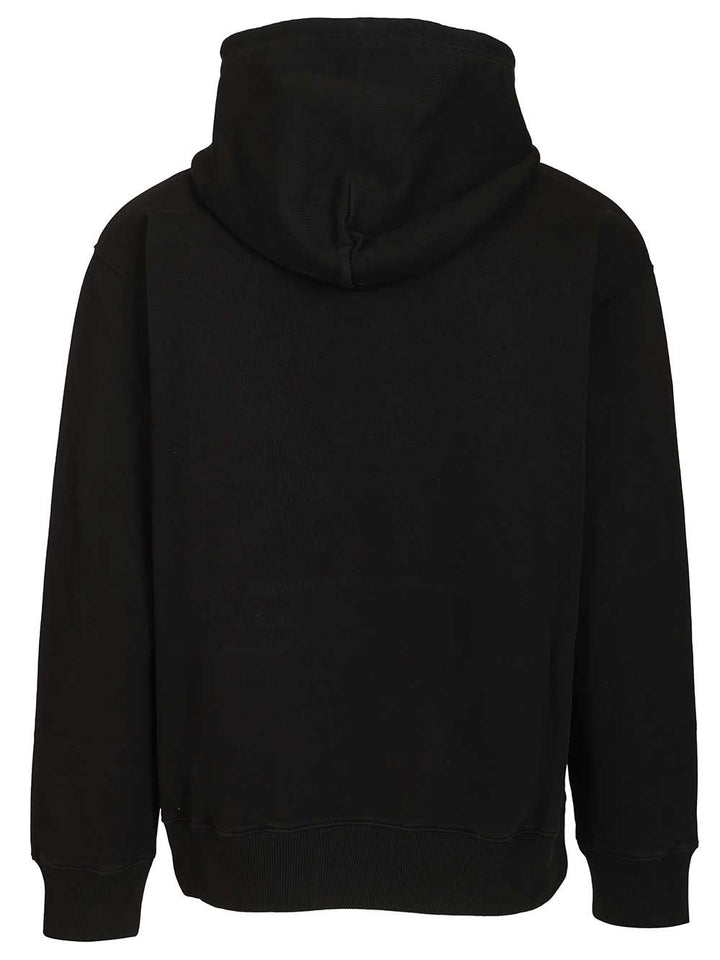 Mm6 Maison Margiela Numeric Hoodie Sweatshirts - Black | a5c810114c9b741eff889963ac206be5bbfff03a