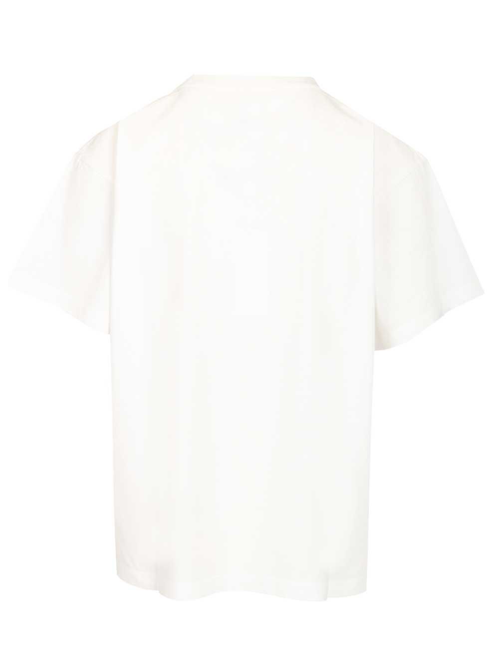 Mm6 Maison Margiela Necklace Trompe L'oeil Graphic T-Shirt - White | 18d84d8c92dbb2a82cf8e0889db777441bc6efbc