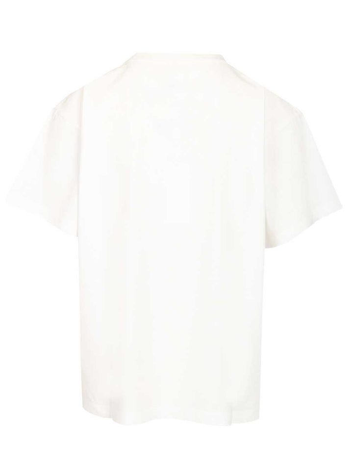 Mm6 Maison Margiela Necklace Trompe L'oeil Graphic T-Shirt - White | 18d84d8c92dbb2a82cf8e0889db777441bc6efbc