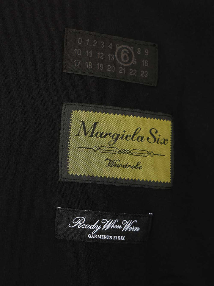 Mm6 Maison Margiela  T-Shirt - Black | 839f605dec0d11eabf8419e1c79dbf19f7912f20
