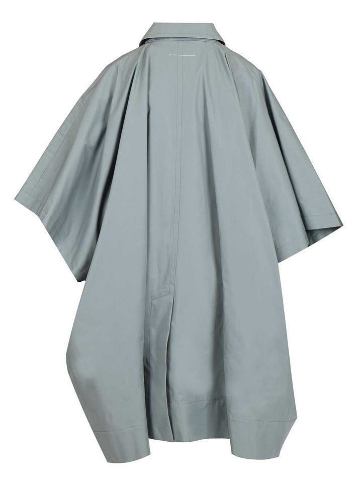 Mm6 Maison Margiela Mm6 Margiela Trench Coat Coats - Blue | f5237676df8766bc667ea3cb9804ef5a208123a1