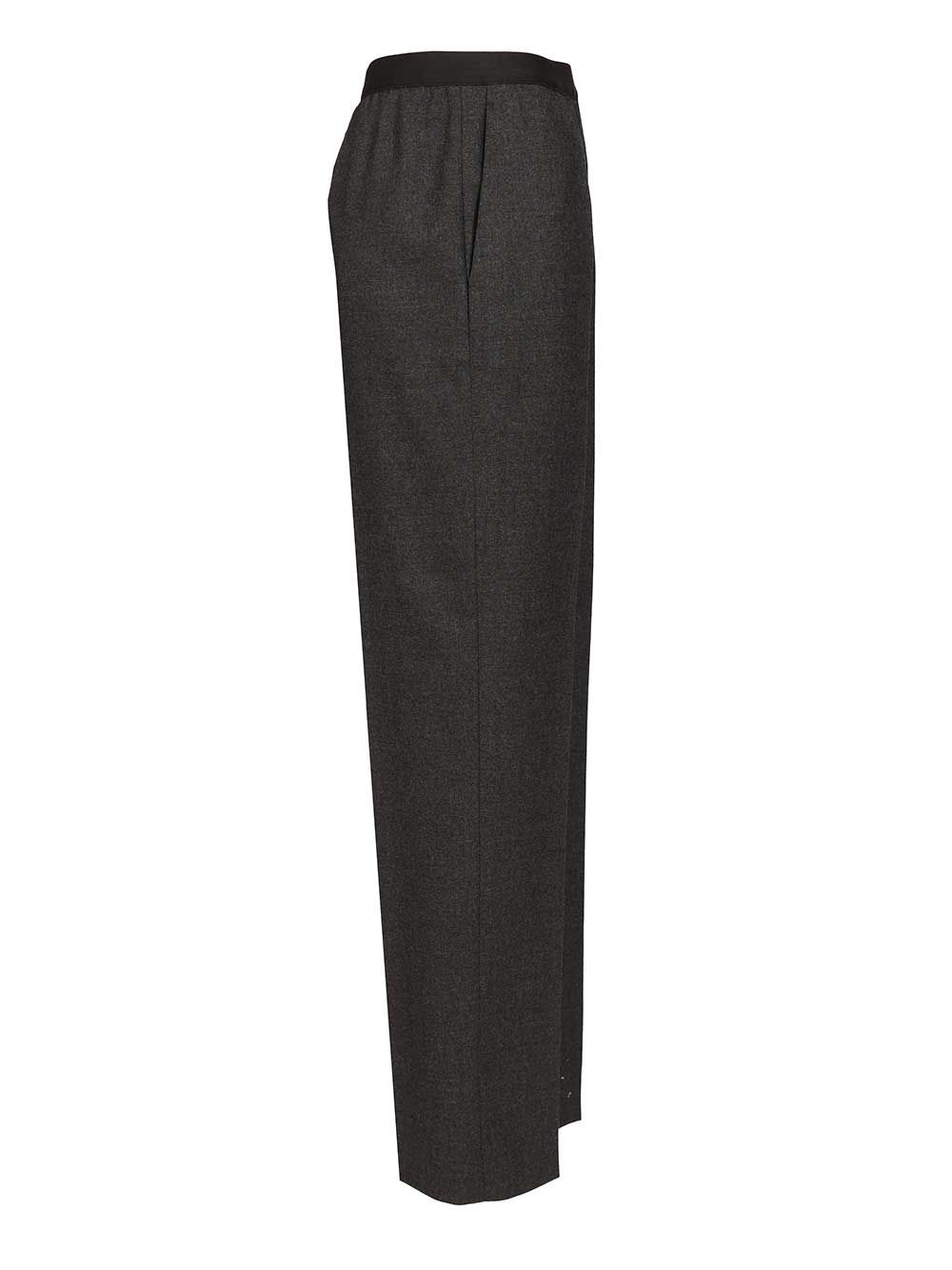 Maison Margiela Straight Wool Trousers - Grey | 41052e69336c383d72254e279090d0a9a8ea044b