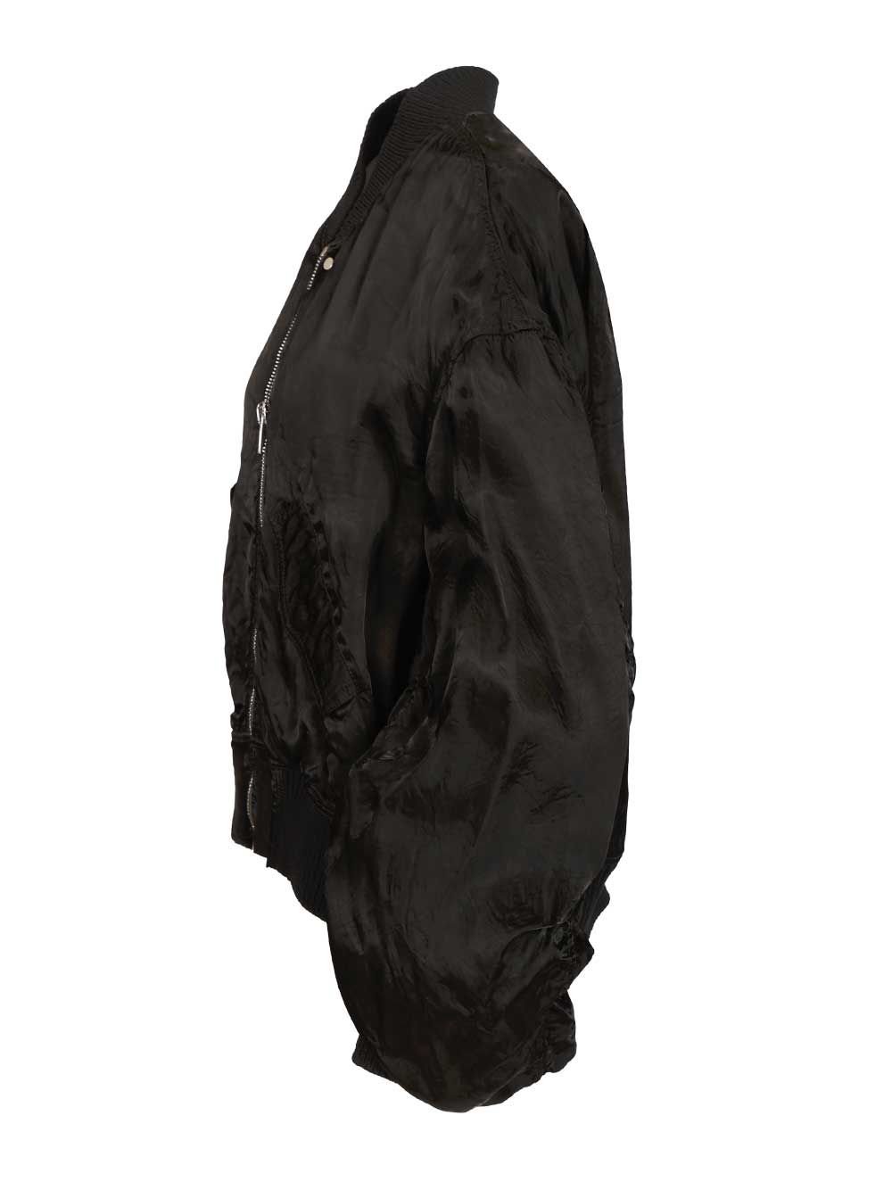 Rick Owens Secchia Flight Jackets - Black | bb3a4571b575b25b4dd8f3c0943370a16e235272