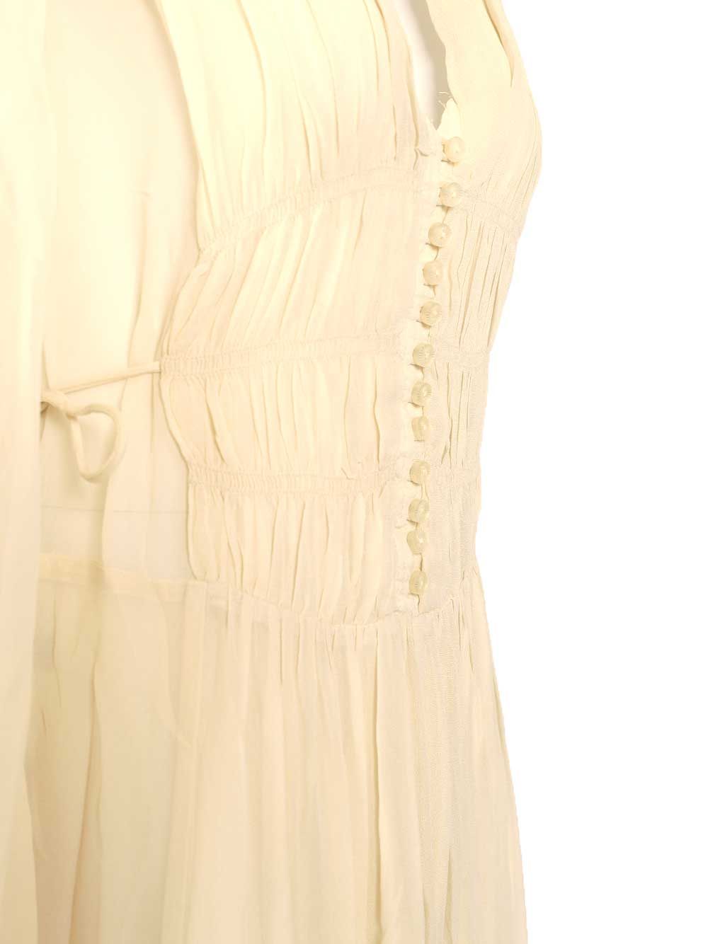Marant Etoile Briane Long Dress Dresses - Beige | 51e45b0aac46cd3e6b4f1f74633ff9bce2b80e62