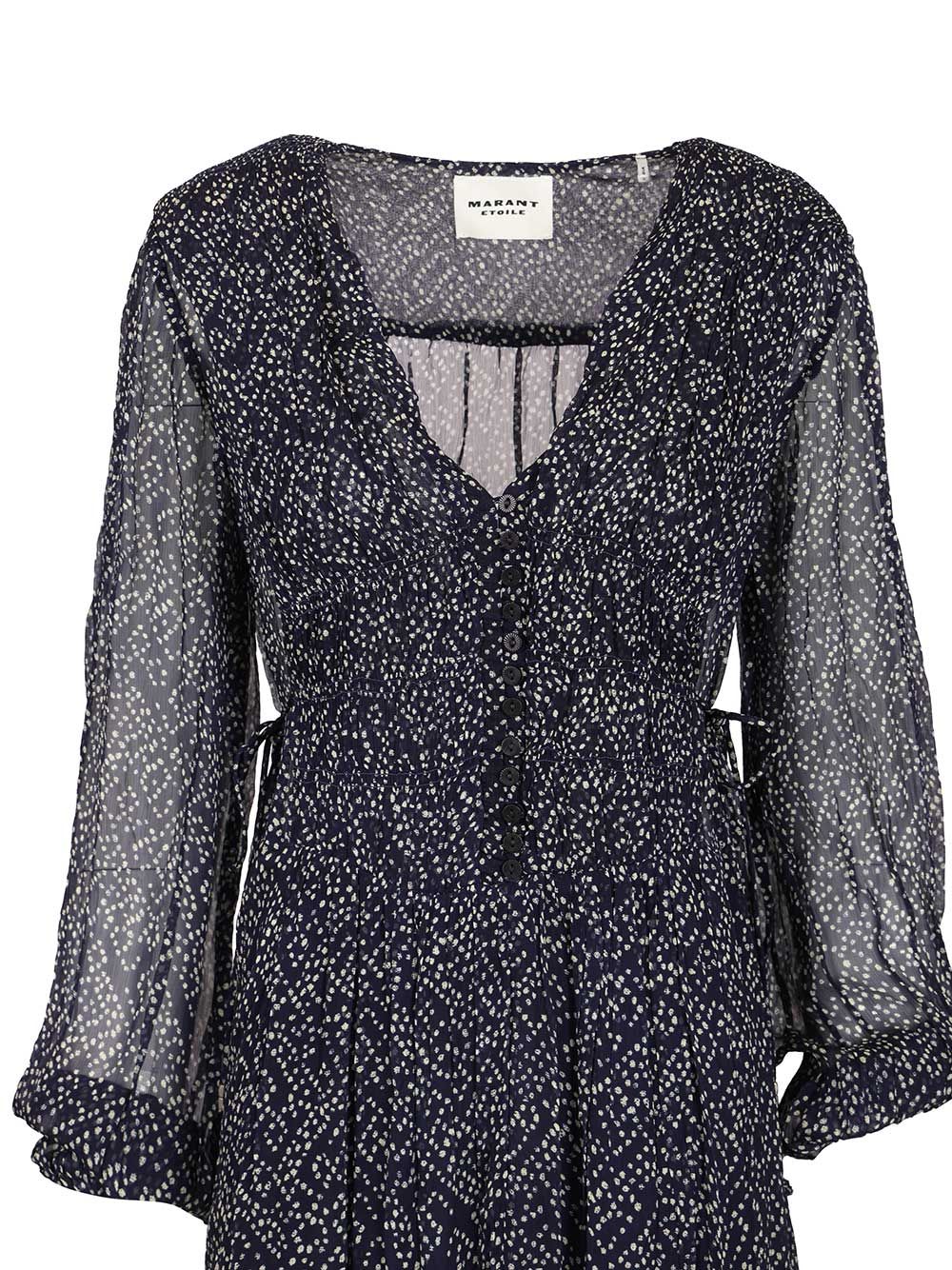 Marant Etoile Briane Long Dress Dresses - Blue | f366ba97659642cf23dde1d12bd51dd2f129cfc1