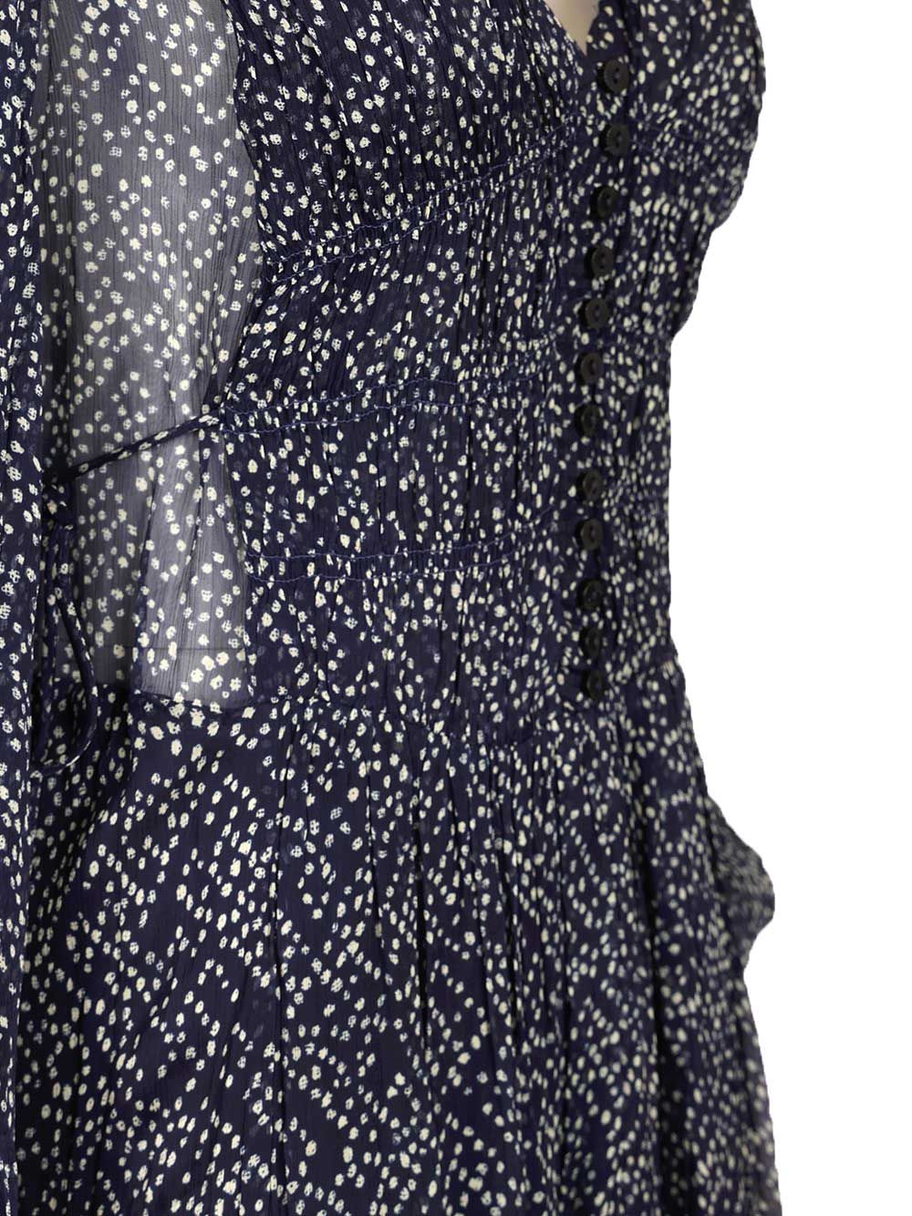Marant Etoile Briane Long Dress Dresses - Blue | de043af3dc1c2f752d77b1fb1be938b8b3c925ff