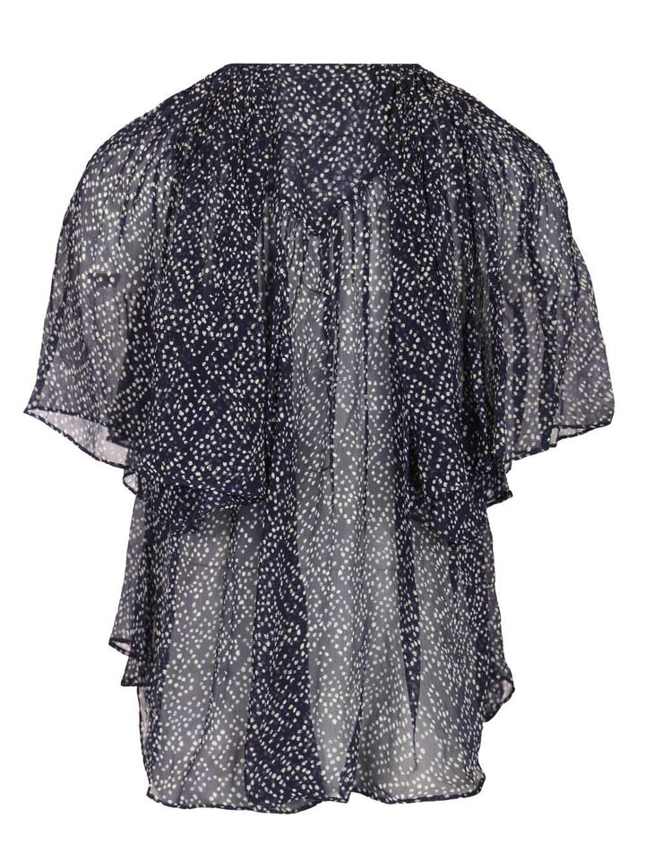 Marant Etoile Neslya Top Tops - Blue | 1030a204a20e687e3f4dd3493755ac23a8fc4ba1