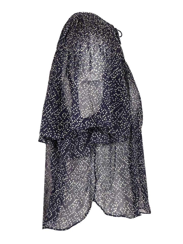 Marant Etoile Neslya Top T-Shirt - Blue | 31be5b4e58d47c0882de682aa4d7f472e8cb2f07