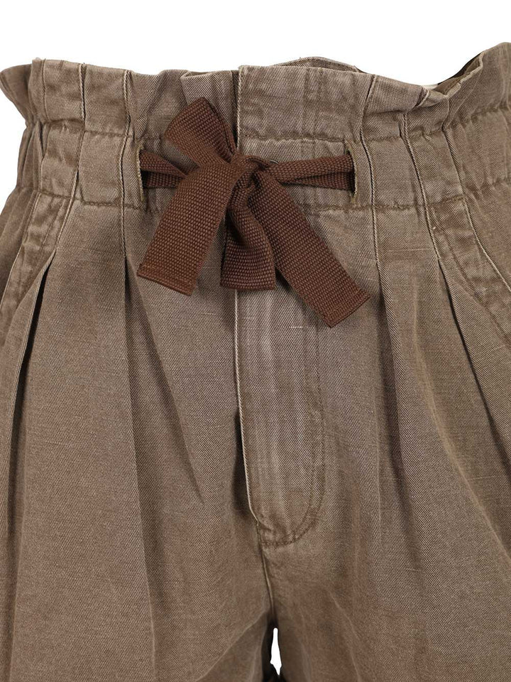 Marant Etoile Nirma Shorts Trousers - Brown | 674cdb90472493d1217776137d12ab41eea37636