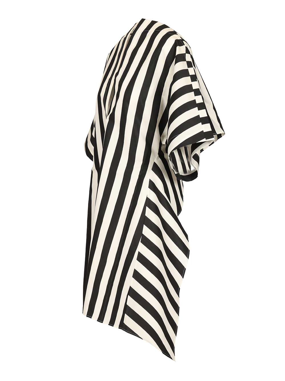 Jacquemus Unique In Cotton And Silk With Moisson Stripes Dresses - Multicolor | 7412d4139d4133124e174396f5d979c4f67efff3