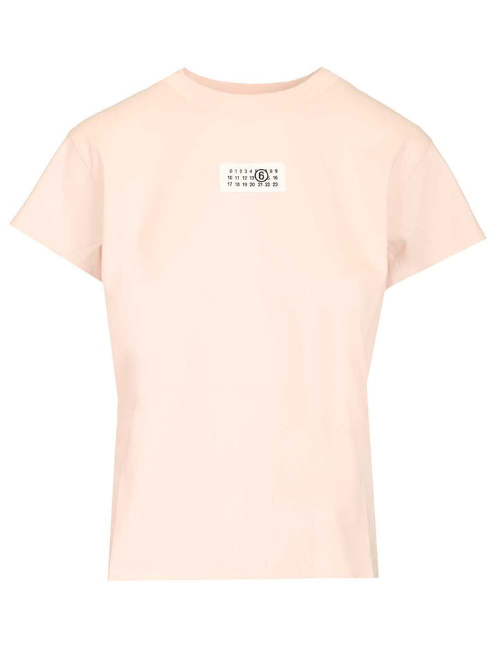 Mm6 Maison Margiela Numeric T-Shirt - Rose | 8036f575e211cac47313c048c055496634bba475