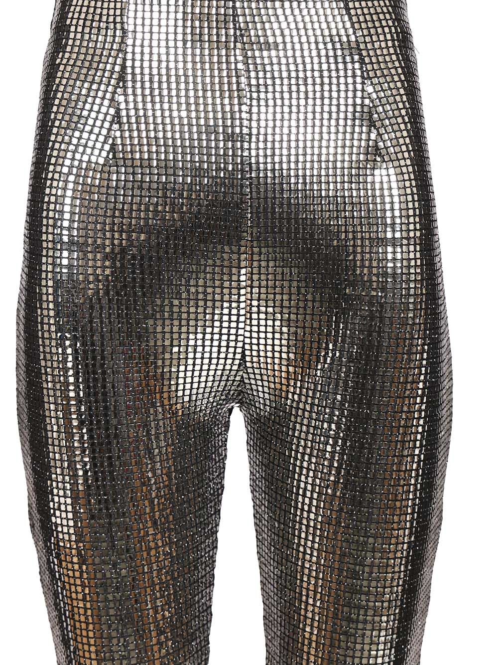 Mm6 Maison Margiela Metallic Sequin Trousers - Silver | 4bf5099d4d65e21ffb11cc3a744e346424507364