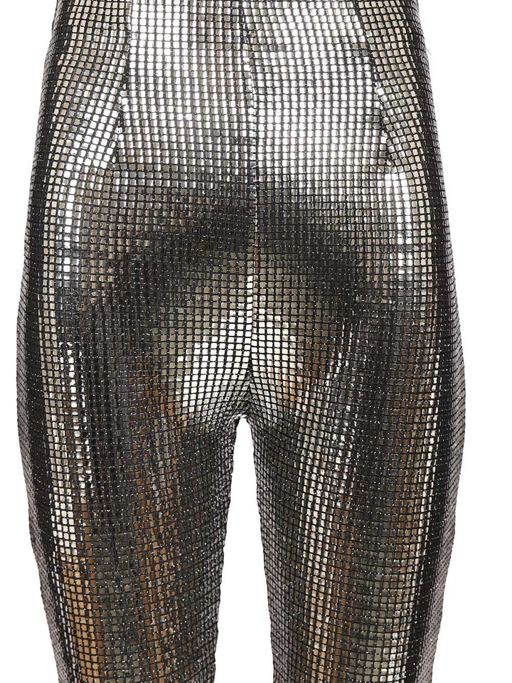 Mm6 Maison Margiela Metallic Sequin Trousers - Silver | 4bf5099d4d65e21ffb11cc3a744e346424507364