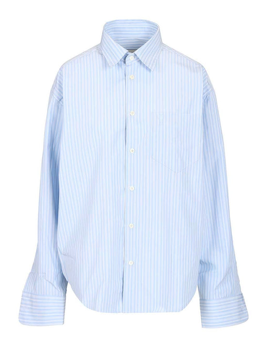 Boxy Shirt Shirts Light Blue