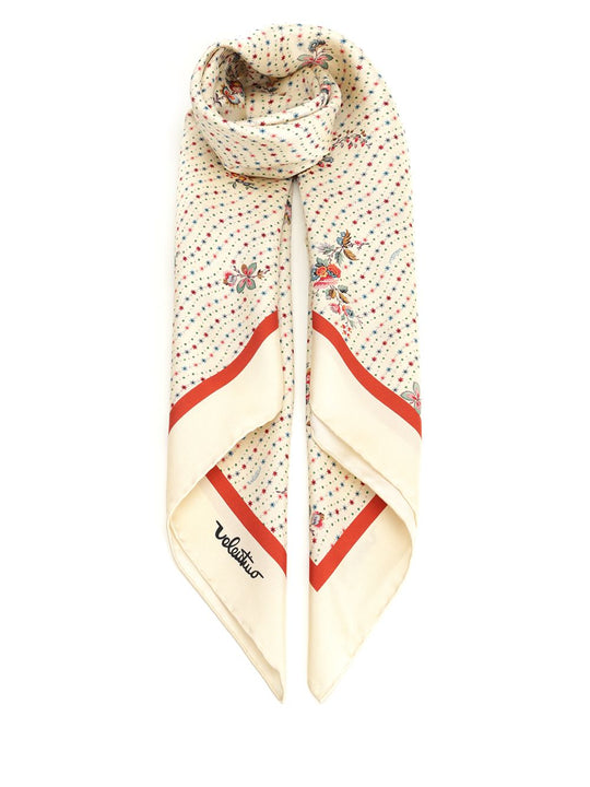 Foulard | Shawls - Foulards | Seta/Stampa Papier Floral Stelline E Fio Scarves And Foulards Rose