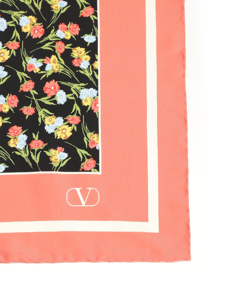 Valentino Garavani Silk Scarf Apres L'hivier Scarves And Foulards - Multicolor | 06e8459ef6d2aeab952d2153f78877b84cf5161c