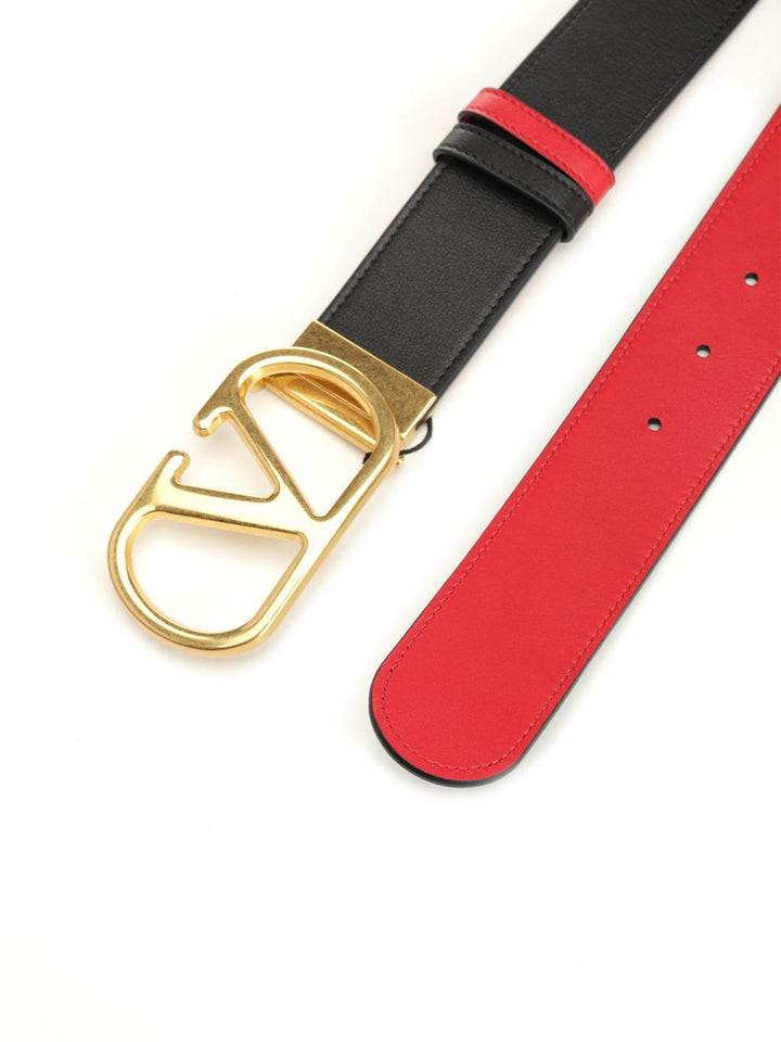 Valentino Garavani Vlogo Belt Belts - Black | 4a457918a621ed3680847e01850663c3cc4471e8