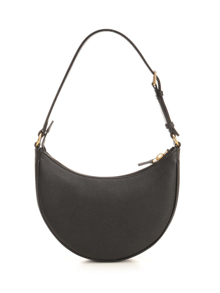 Valentino Garavani Vlogo Mini Hobo Bag Shoulder Bags - Black | 8d9119c9878dbc2ab7c1f4f196fda36d2d54d0fa