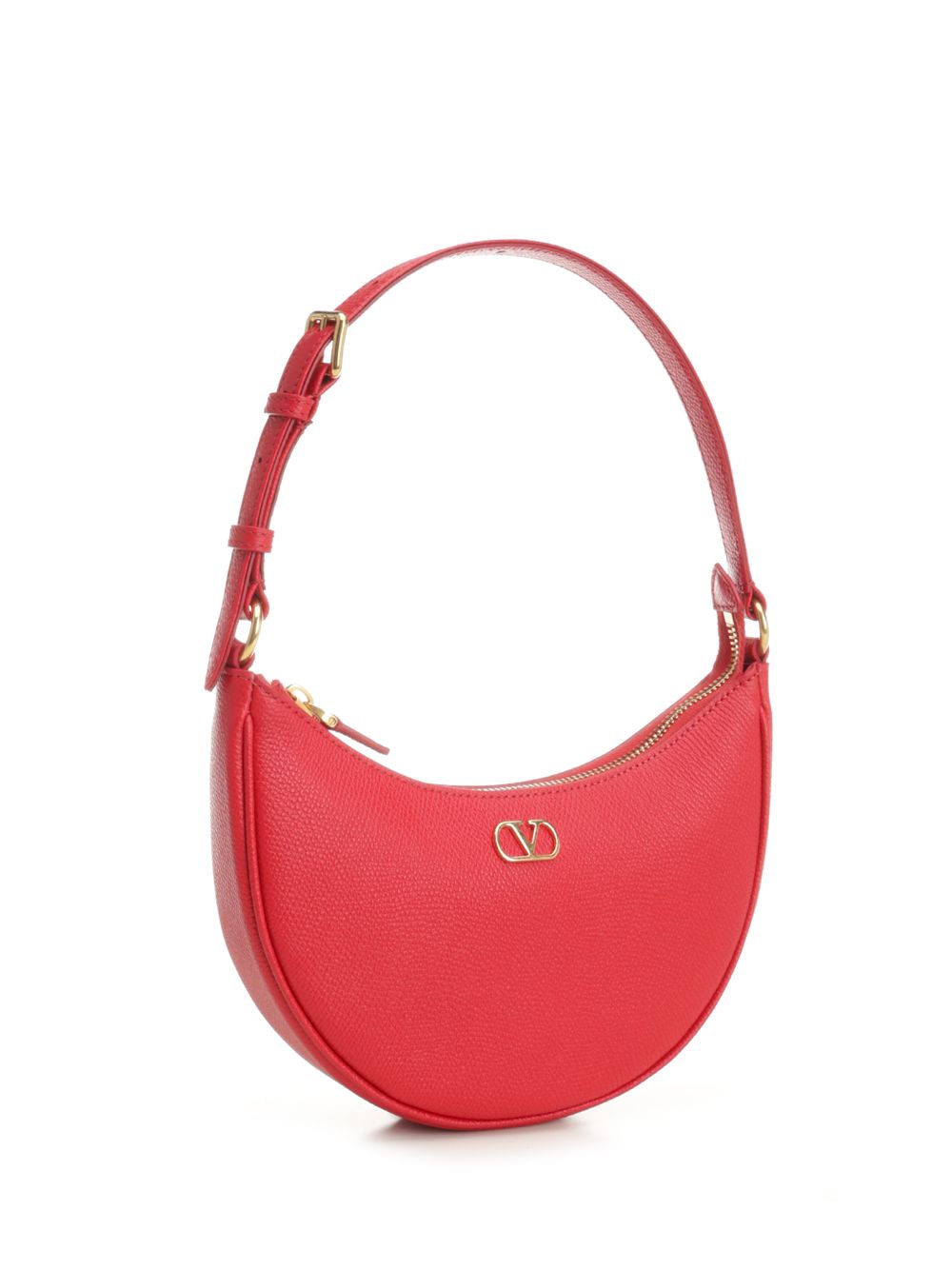 Valentino Garavani Vlogo Mini Hobo Bag Shoulder Bags - Red | 88df11c25142a11635e05187ac0d93ba9a050be9