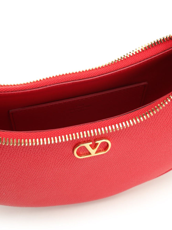 Valentino Garavani Vlogo Mini Hobo Bag Shoulder Bags - Red | fb6b8c93f73728377f7ba92954fd440bd9a37f92