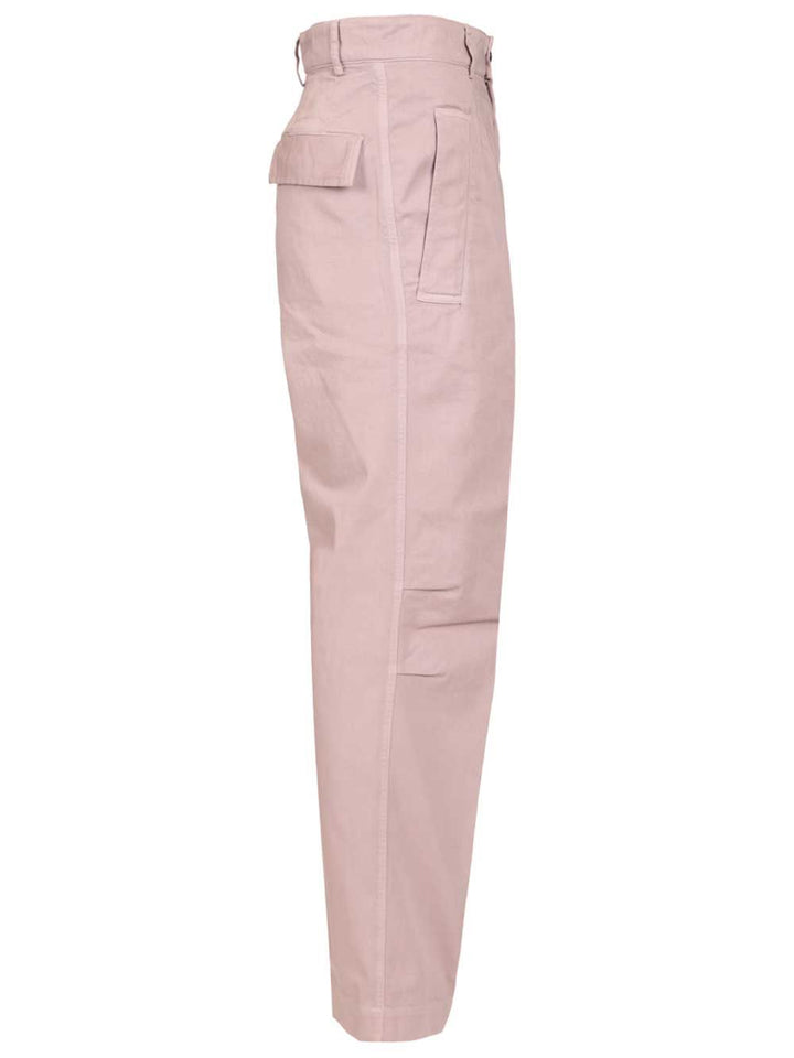Dries Van Noten Otton Twill Trousers - Rose | f3b96a9ccee05267cb1effb85945656bba8ecdcb