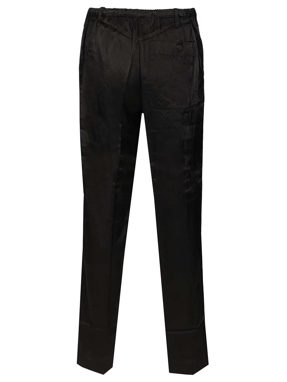 Dries Van Noten 01780-Penny Long 3277 M.W.Pants Trousers - Black | 687dfb5654b64a907efa54231cbe210f62fd9d75