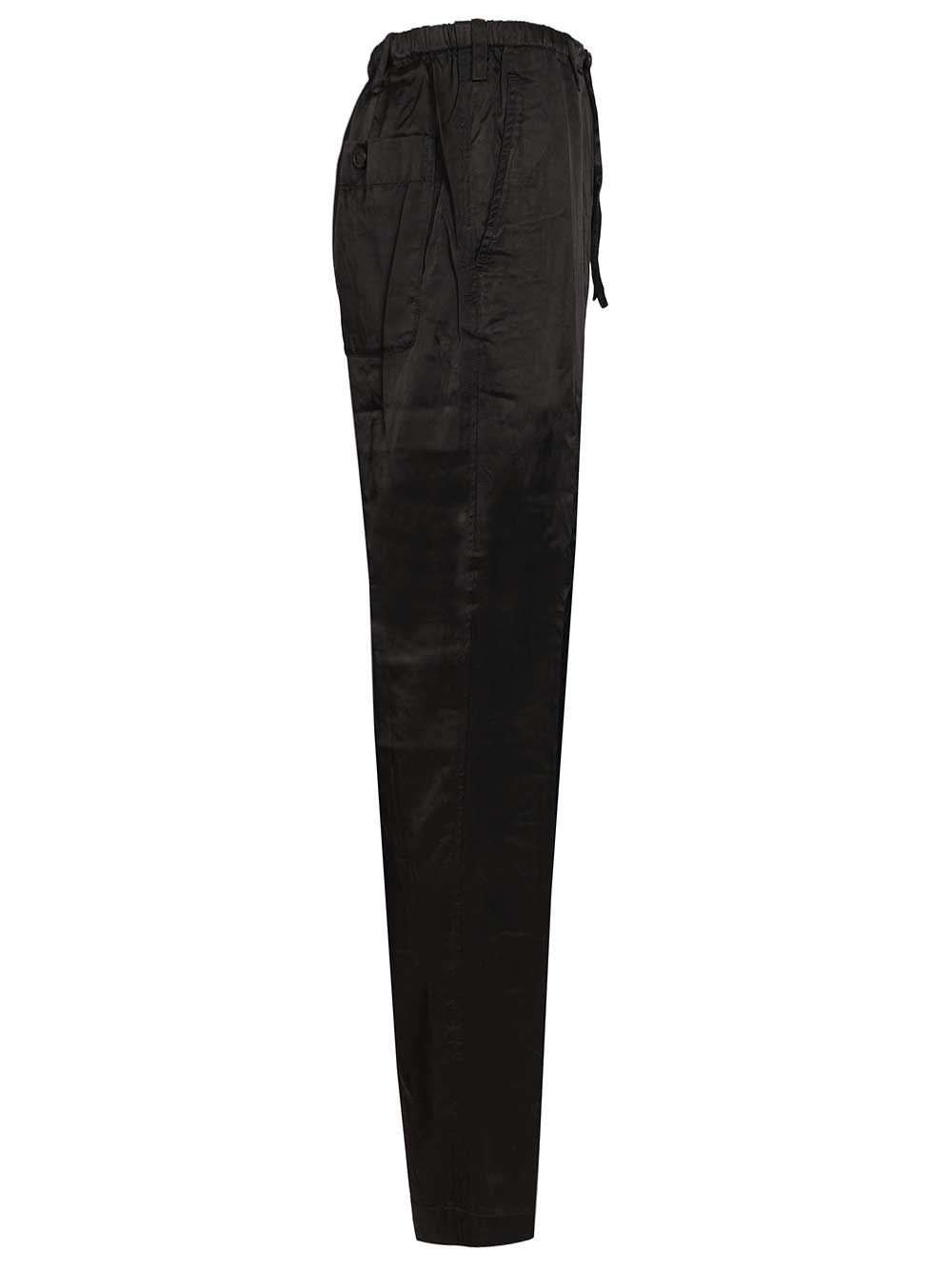 Dries Van Noten 01780-Penny Long 3277 M.W.Pants Trousers - Black | cf68c9dc018185bf688760179ed60df8c5abdc83