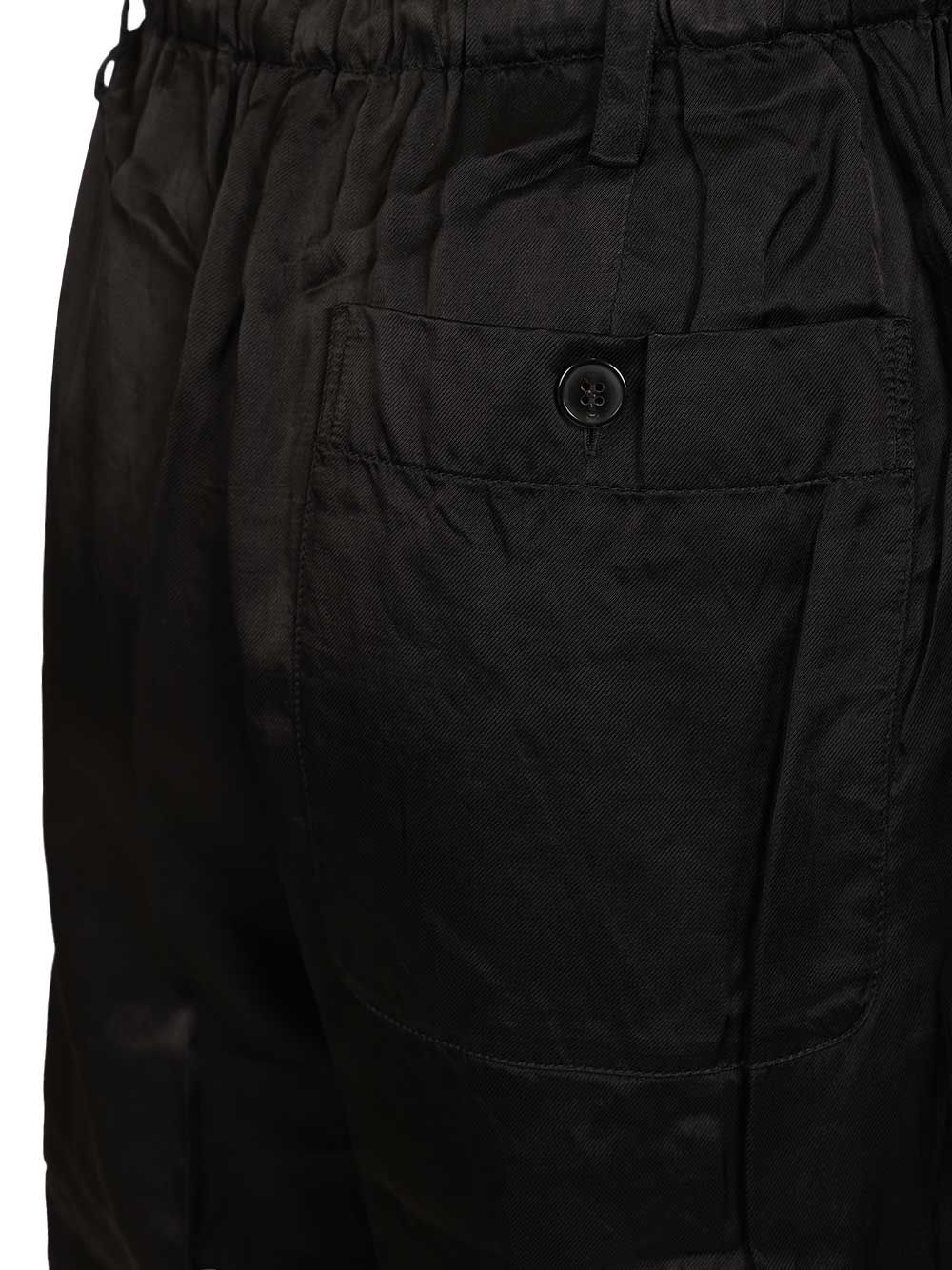 Dries Van Noten 01780-Penny Long 3277 M.W.Pants Trousers - Black | e6e620d307028bdc161679110bae0f0dedd5e750