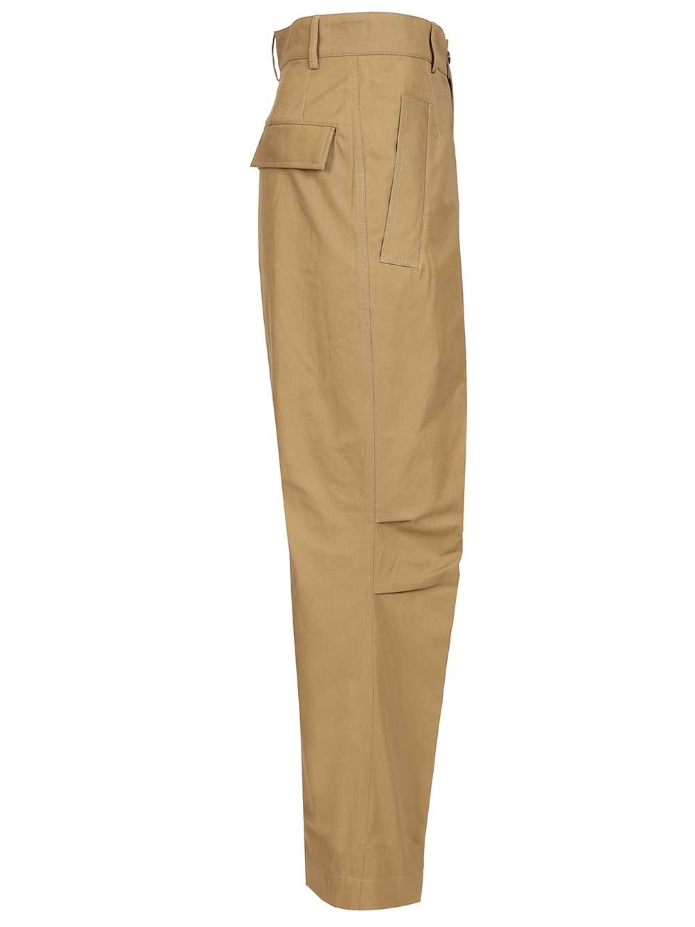 Dries Van Noten Cotton Twill Trousers - Beige | 1a3b57e3d11e0463851438f0f1ca79df580b0a04