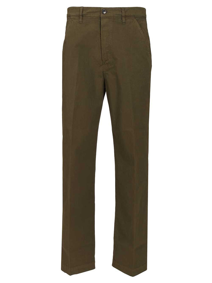 Dries Van Noten Long Trousers Jeans - Green | 0dfff973922dbeaad9c24dddcc3c3d1f620e38e8