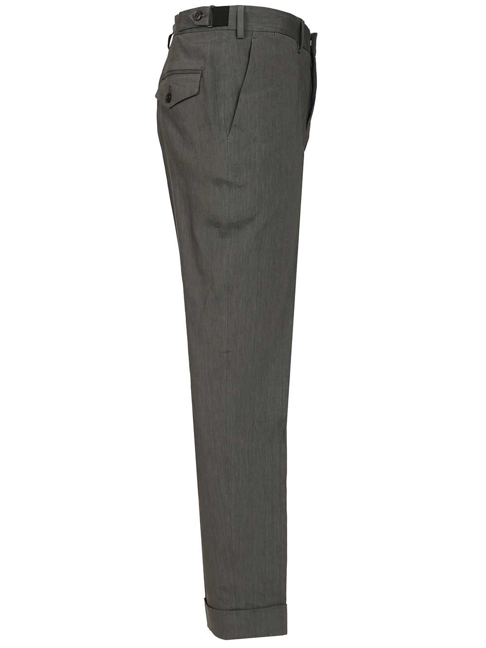 Dries Van Noten Tailored Linen Blend Trousers - Grey | df31c37b326d2cecc8892b9ed9c3420a1a127e2a