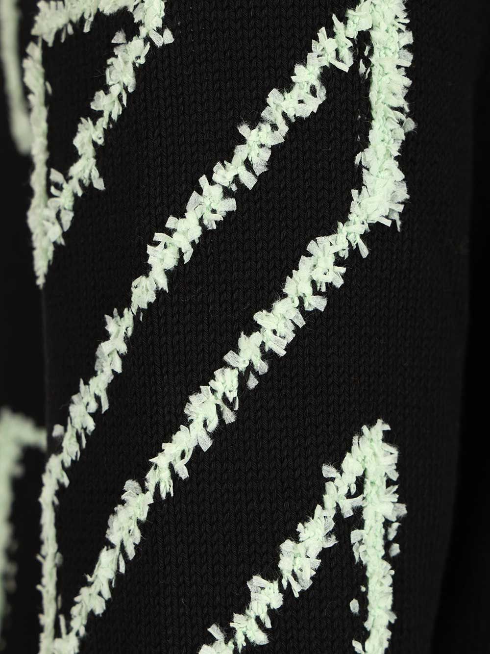 Off-White Arrow Embroidery Sweater Knitwear - Black | 15d026b4d32a99aa1d27ba1a31e9e3cd942ba10a