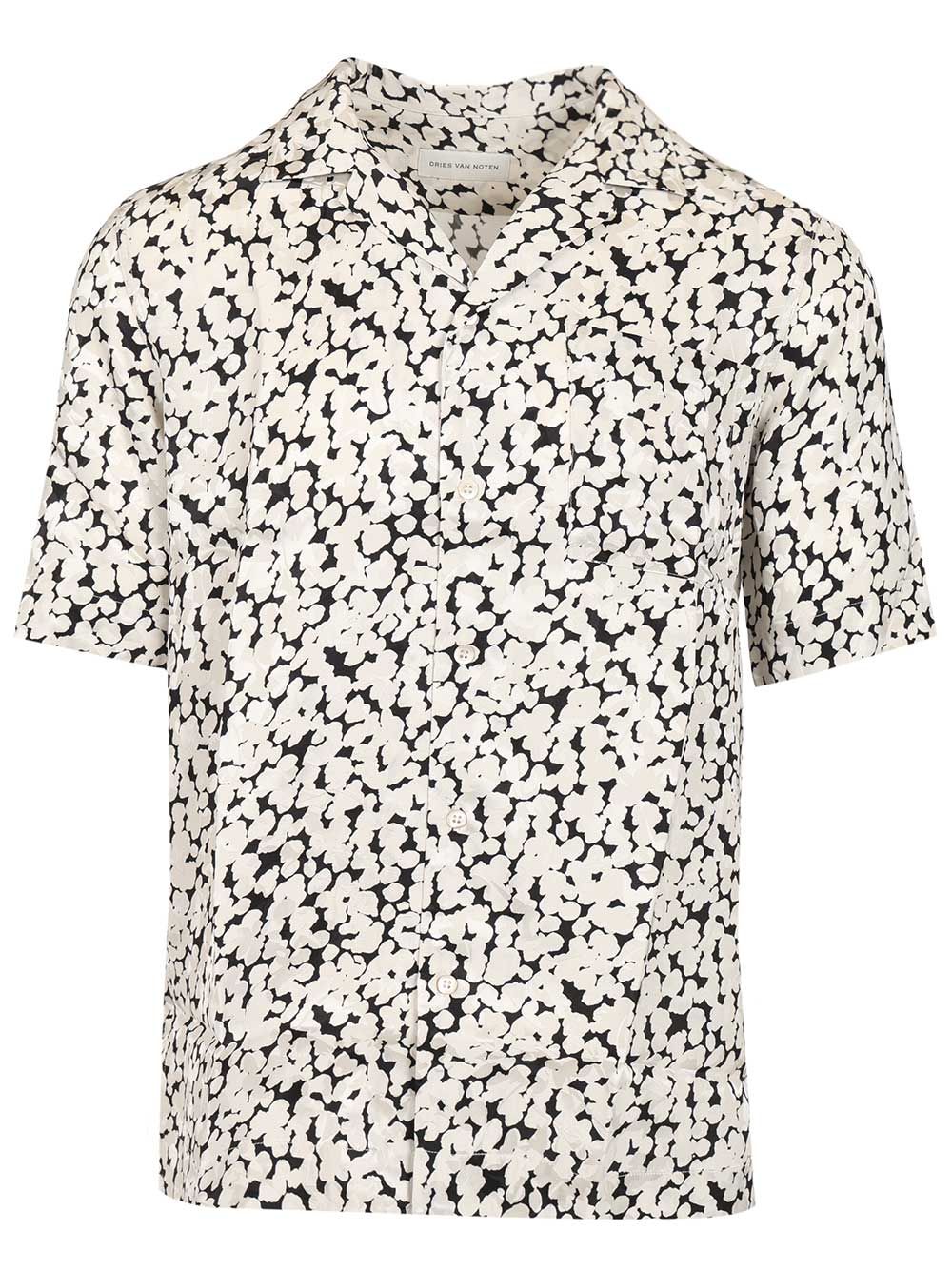 Dries Van Noten Bowling Shirt Shirts - White | 89834471c53e01aefed65b38b9bc2f903ecd6fb1