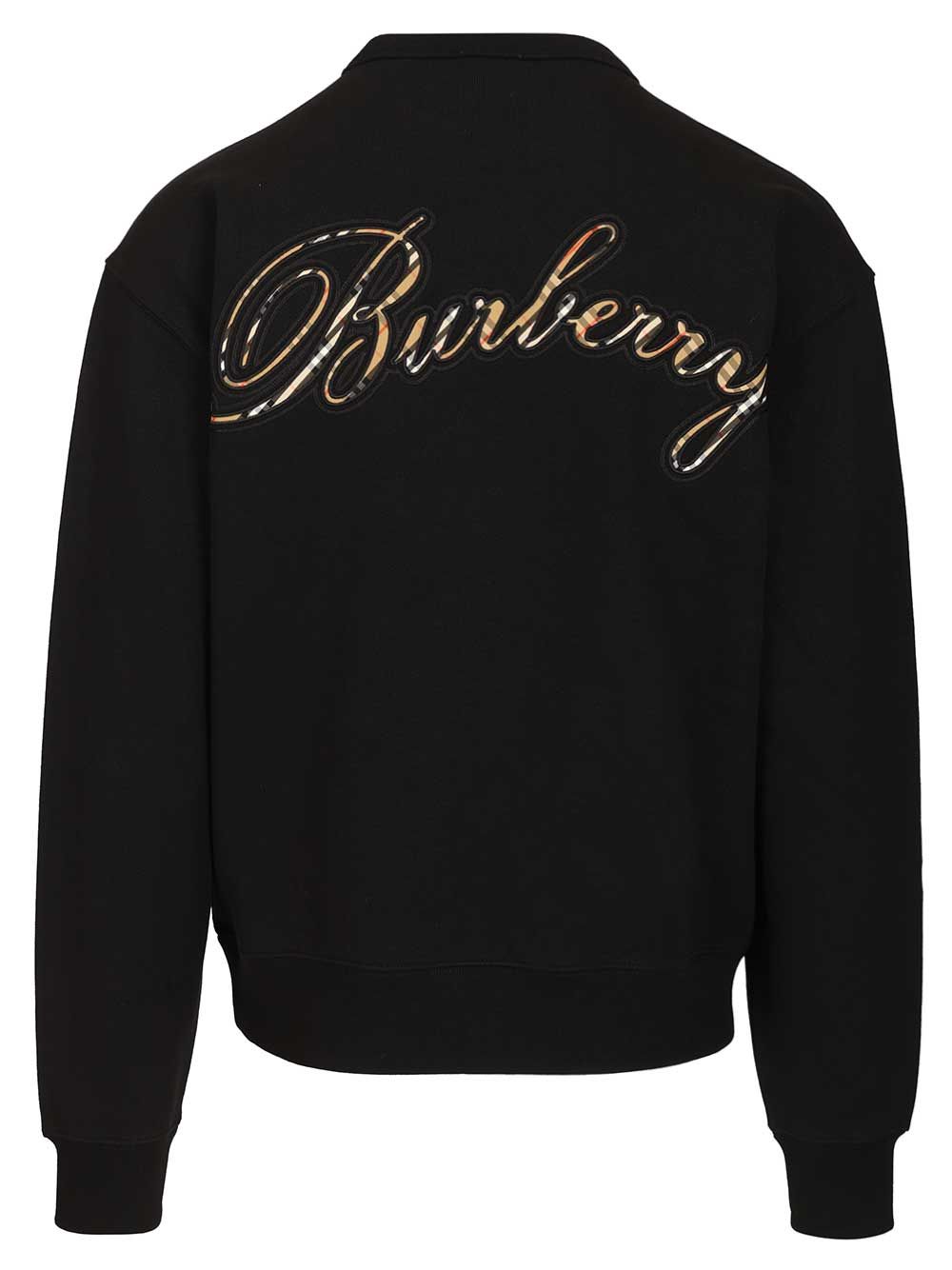 Burberry Cotton Sweatshirt Sweatshirts - Black | 87c2d8f3e6ad324a2d70172a4216b1479250d09e