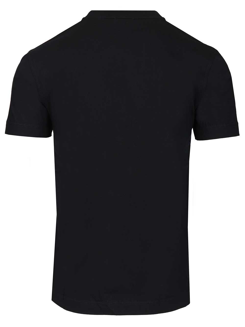 Burberry Cotton  With Check Trim T-Shirt - Blue | 7cf0483ef9870901e6daa85f523a96d649364c53