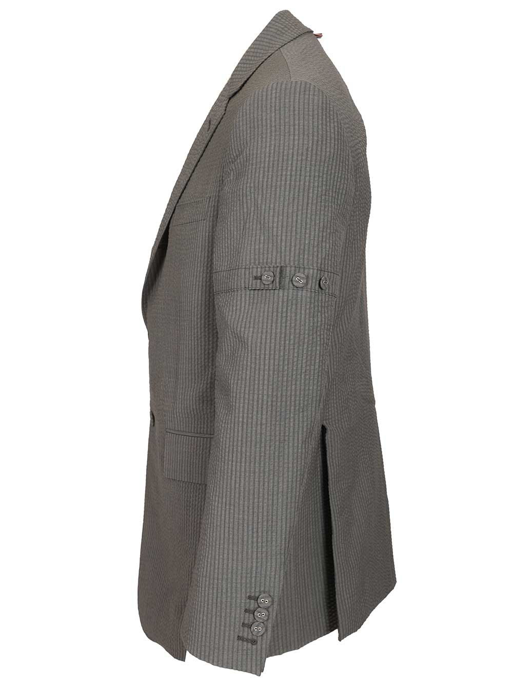 Thom Browne Blazer Jackets - Grey | 673a9761de15ef4b7c2dd8b8ae7df48a3c7f766a