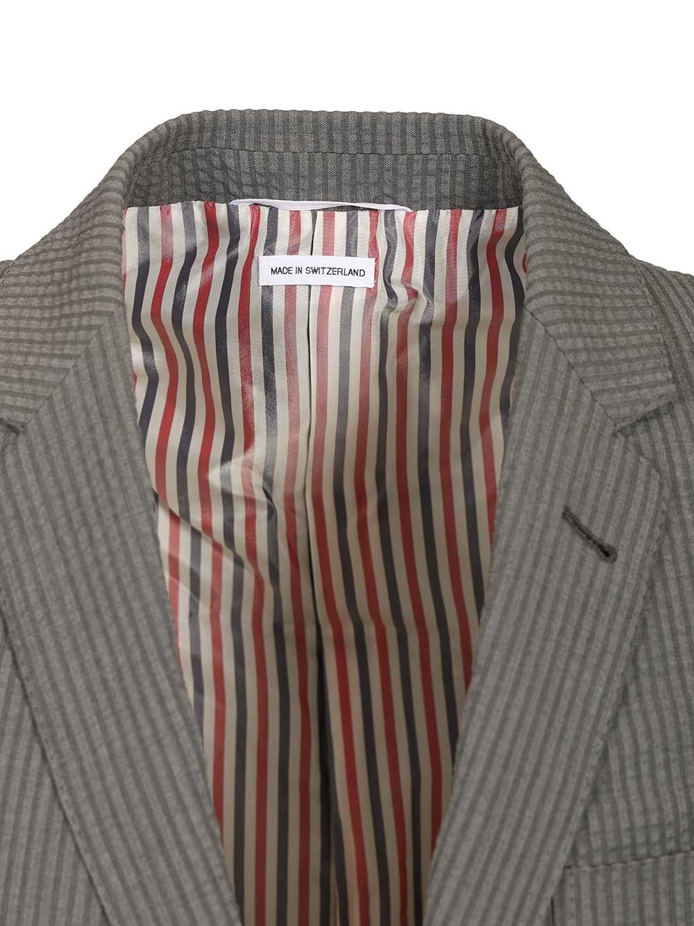 Thom Browne Blazer Jackets - Grey | 8ef7d28730dda17b7fd0e8eda8c7827476aa0331
