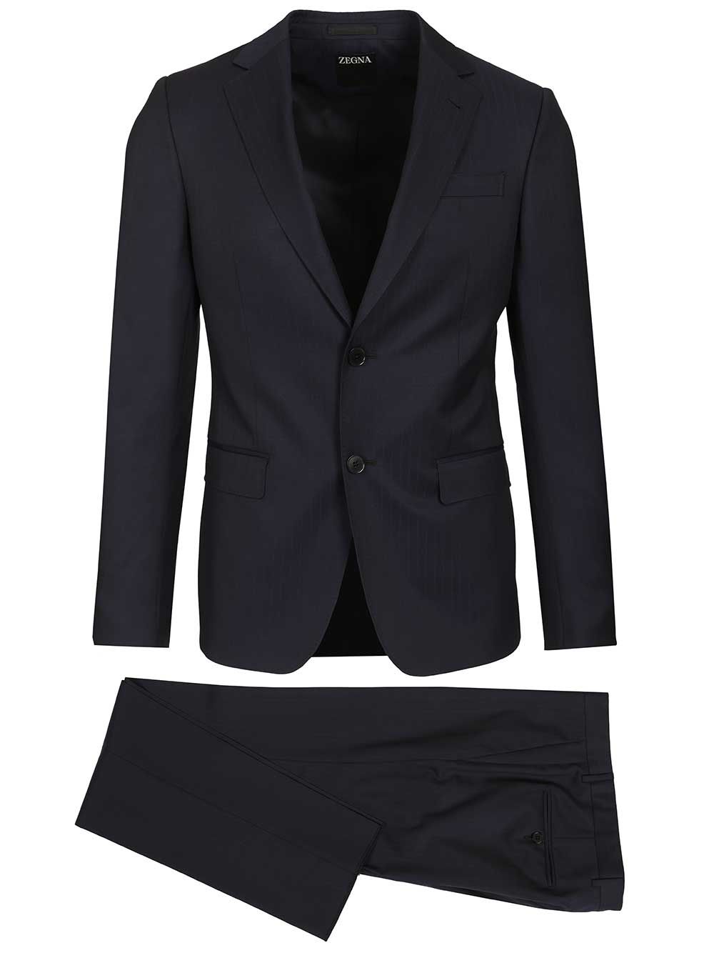 Ermenegildo Zegna Blue Pinstriped Suit Dresses - Blue | b6ef4b03de1ac206aef7ff8d8ba06d3e1c4888a7